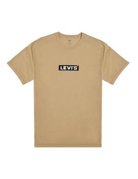 Camiseta Levis Relaxed Fit Hombre Marrón