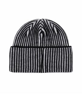 Gorro Vans Nesbit Cuff Unisex Blanco y Negro