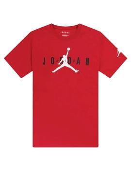 Camiseta Jordan Kids Gym Junior Rojo