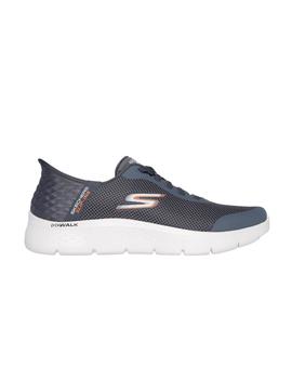 Zapatillas Skechers Go Walk Flex Slip-Ins Hombre Gris