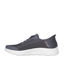 Zapatillas Skechers Go Walk Flex Slip-Ins Hombre Gris