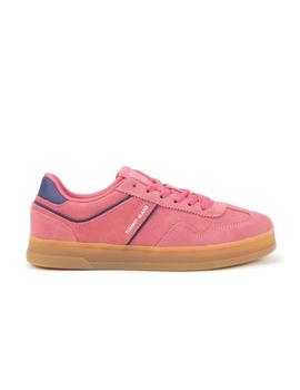 Zapatillas Tommy The Greenwich Suede Mujer Rosa