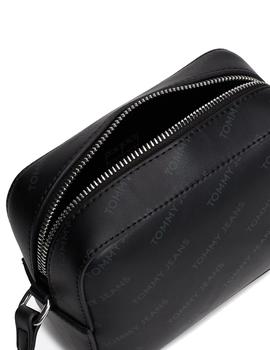 Bolso Tommy Camera Print Mujer Negro