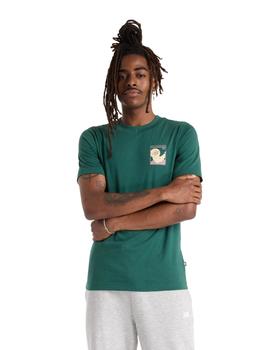 Camiseta New Balance 550 Hombre Verde