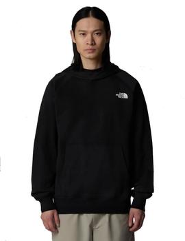 Sudadera The North Face Raglán Redbox Hombre Negra