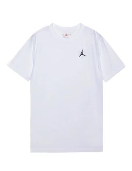 Camiseta Jordan JDB Jumpman Air EMB Junior Blanco