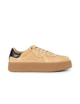 Zapatillas Popa Noble Mujer Beige