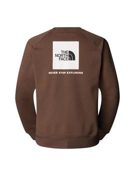 Sudadera The North Face Raglan Redbox Hombre Marrón