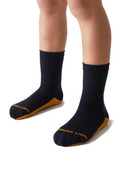 Calcetines Jimmy Lion School Ribbed Niño Azul