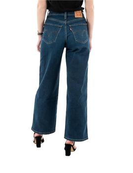 Pantalón Levis High Ride Wide Leg Winter Evening Mujer Azul