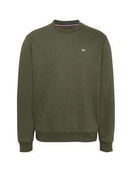 Sudadera Tommy Reg Flag Hombre Verde