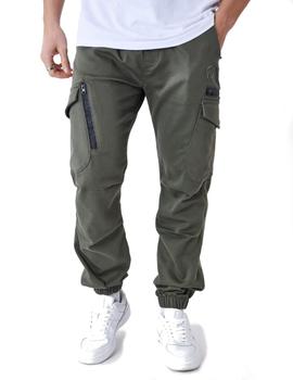 Pantalón Project X Paris Cargo Hombre Verde