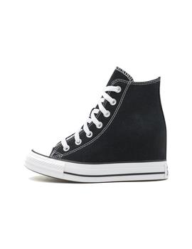 Zapatillas Converse All Star Wedge Platform Mujer Negro