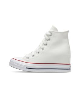 Zapatillas Converse All Star Wedge Platform Mujer Blanco