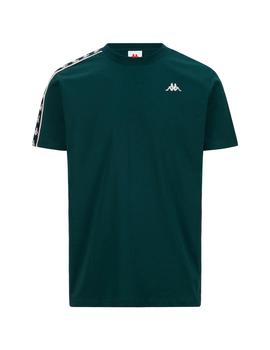 Camiseta Kappa Graphiktape Hombre Verde