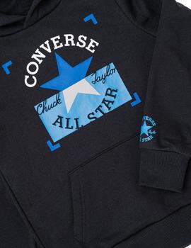 Sudadera Converse Urban Utility Junior Negro