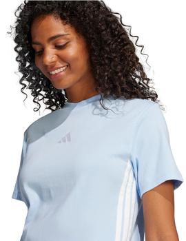 Camiseta Adidas 3S Globlu Mujer Azul