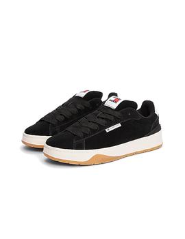 Zapatilla Tommy Skate Mujer Negro