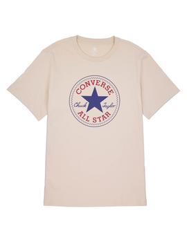 Camiseta Converse Chuck Patch Hombre Beige