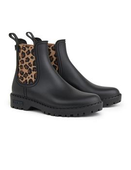 Botas Verbenas Gaudi Mate Animal  Mujer Negro/Leopard