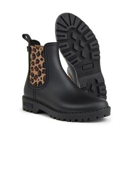 Botas Verbenas Gaudi Mate Animal  Mujer Negro/Leopard