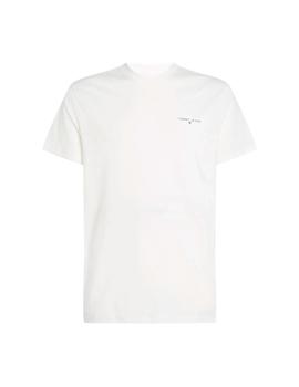 Camiseta TOMMY Slim Linear Hombre Blanco