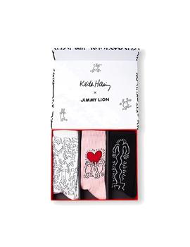 Calcetines Jimmy Lion Keith Haring Pack Unisex Multicolor