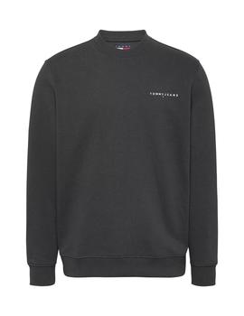 Sudadera Tommy Regular Linear Hombre Gris