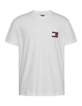 Camiseta Tommy Regular Heritage Hombre Blanco