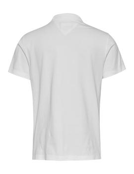 Camiseta Tommy Reg Badge Hombre Blanco