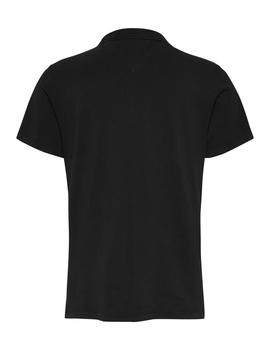 Camiseta Tommy Reg Badge Hombre Negro