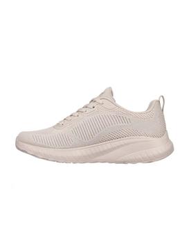 Zapatillas Skechers Bobs Squad Chaos Mujer Nude