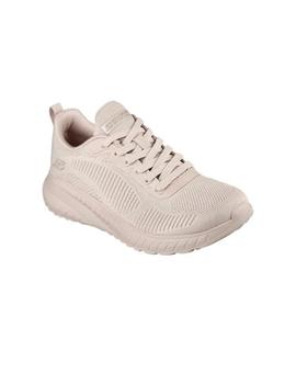 Zapatillas Skechers Bobs Squad Chaos Mujer Nude