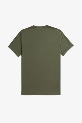 Camiseta Fred Perry Ringer Hombre Verde