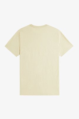 Camiseta Fred Perry Crew Neck Hombre Beige