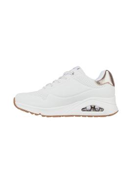 Zapatillas Skechers Shimmer Away Mujer Blanco