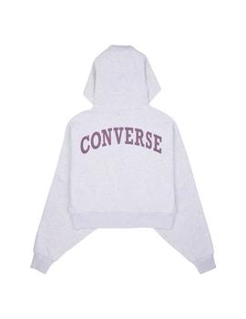 Chaqueta Converse Retro Full-Zip Mujer Gris