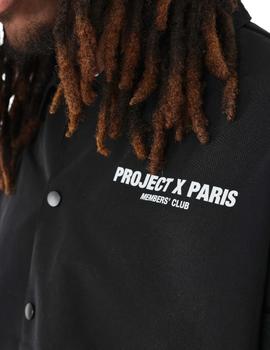 Sobrecamisa Project x Paris  Members' Club Hombre Negro