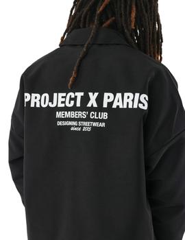 Sobrecamisa Project x Paris  Members' Club Hombre Negro