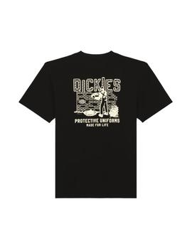 Camiseta Dickies Bricklane Hombre Negra