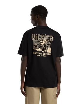 Camiseta Dickies Bricklane Hombre Negra