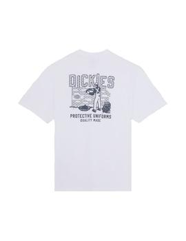 Camiseta Dickies Bricklane Hombre Blanca