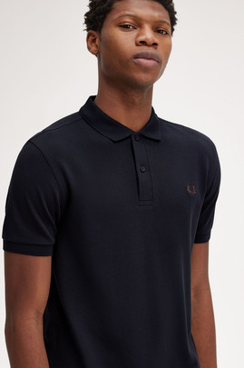 Polo Fred Perry Plain Hombre Negro