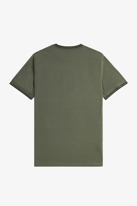 Camiseta Fred Perry Twin Tipped Hombre Verde