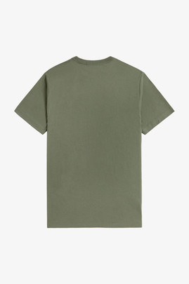 Camiseta Fred Perry Crew Hombre Verde