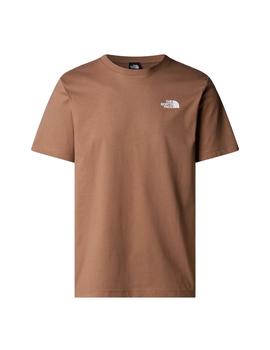 Camiseta The North Face Box Hombre Marrón