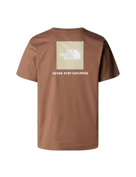 Camiseta The North Face Box Hombre Marrón