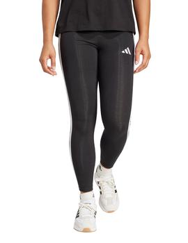 Mallas Adidas Essentials Cotton 3 bandas Mujer Negro