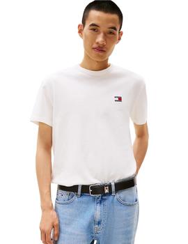 Camiseta Tommy Badge Hombre Blanca