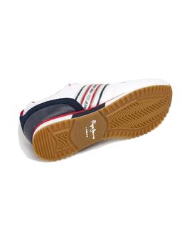 Zapatillas Pepe Jeans Dublin Half Hombre Blanco